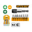 INGCO 9 PCs Screwdriver Bits Set - AKSD0071