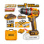 INGCO Compact Brushless Cordless Impact Drill + LED Battery Power Indicator - CIDLI20668