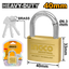 INGCO 40MM Heavy Duty Brass Padlock - DBPL0402
