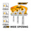 INGCO Wide Opening 6"+8"+10" 3 PCs Adjustable Wrench Set - HADWK031