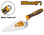 INGCO Metal Head End, 200MM (8") Bricklaying Trowel - HBT818