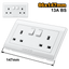 INGCO BS Socket 2 Gang 13A - C100 - HESST0213A