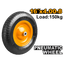INGCO 150KG, 16"x4.00-8 Pneumatic Wheel - HHWB64018G-W