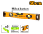 INGCO 60CM Milled Bottom Spirit Level - HSL08060
