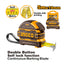 INGCO 5Mx19MM Double Button, Self Lock Function, Continuous Marking Blade Steel Measuring Tape with a Double Side Printing - HSMT08519