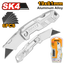 INGCO SK4 6 PCs 19x61MM Aluminum Alloy Folding Knife - HUK6236