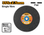 INGCO 355x2.5MM Abrasive Metal Cutting Disc - MCD253551