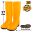 INGCO 100% New PVC, Anti-Slip Sole, 37CM Rain Boots - SSH092L SIZES 39, 40, 41, 42, 43, 44, 45, 46
