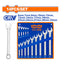 WADFOW 6-32MM 14 PCs Combination Spanner Set - WSP1M14