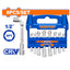 WADFOW 8 PCs L-angled Socket Wrench Set - WTH4208