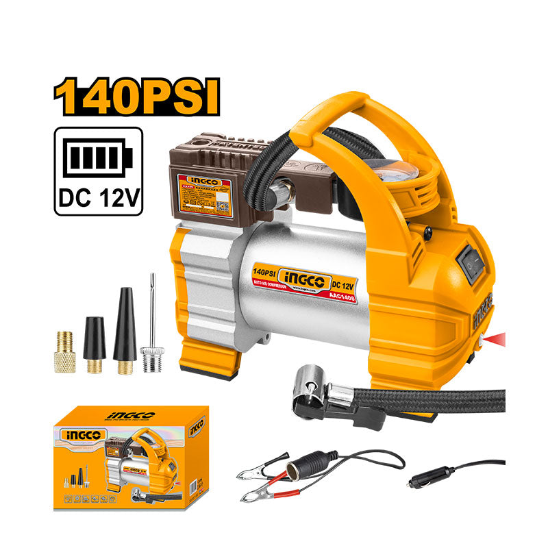 INGCO 140 PSI Auto Air Compressor - AAC1408