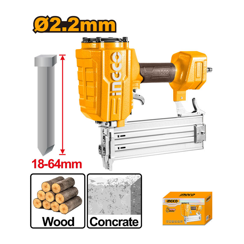 INGCO 2.2MM Air Concrete Nailer - ACN18641
