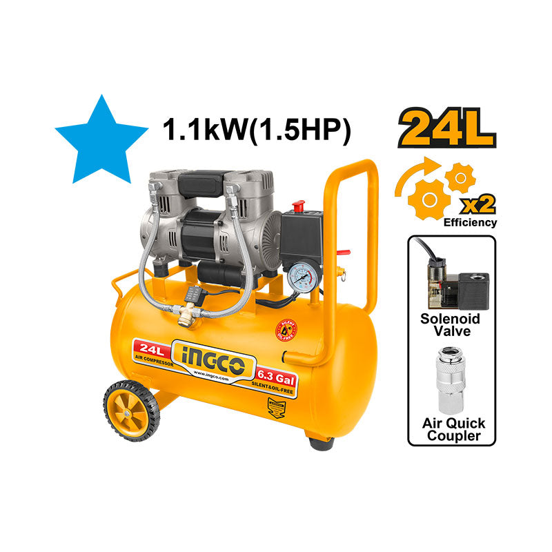 INGCO 24L Air Compressor - ACS111242