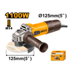 INGCO 1100W Angle Grinder - AG110028
