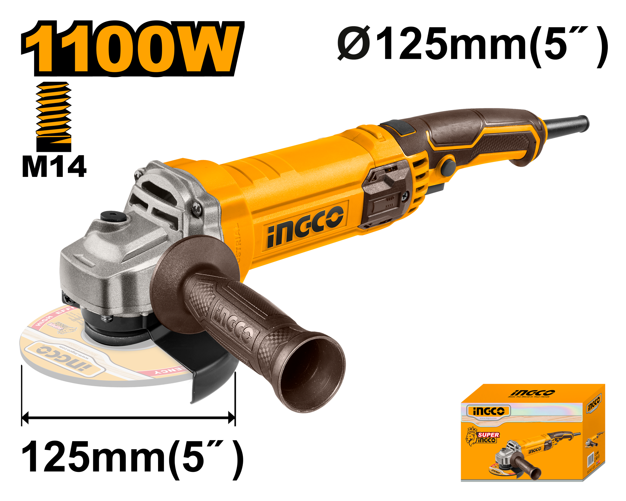 INGCO Angle Grinder - AG110038 Main image