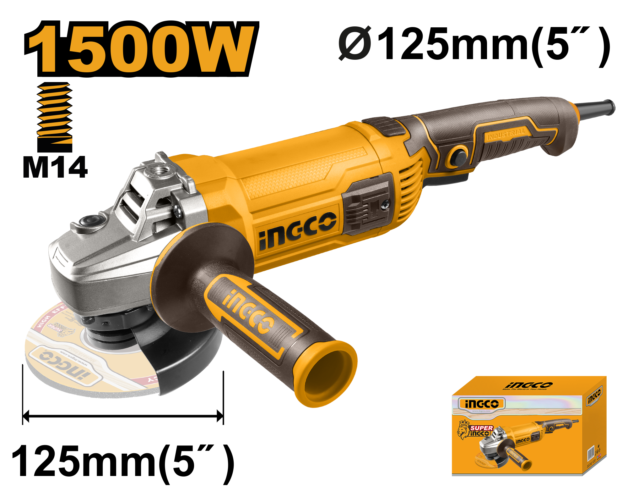 INGCO Angle Grinder - AG150028