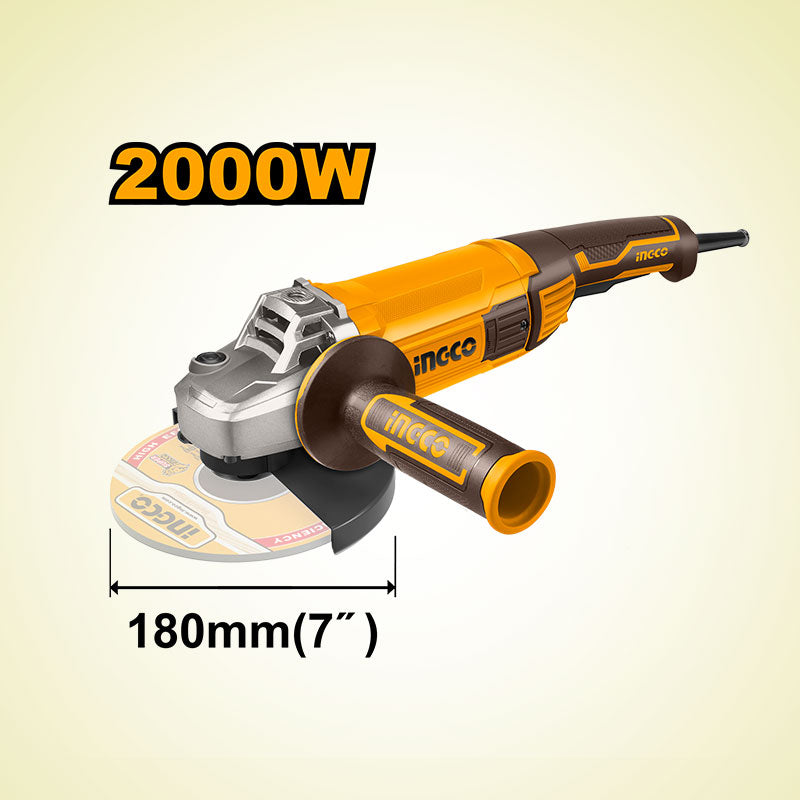 INGCO 2000W Angle Grinder - AG200018
