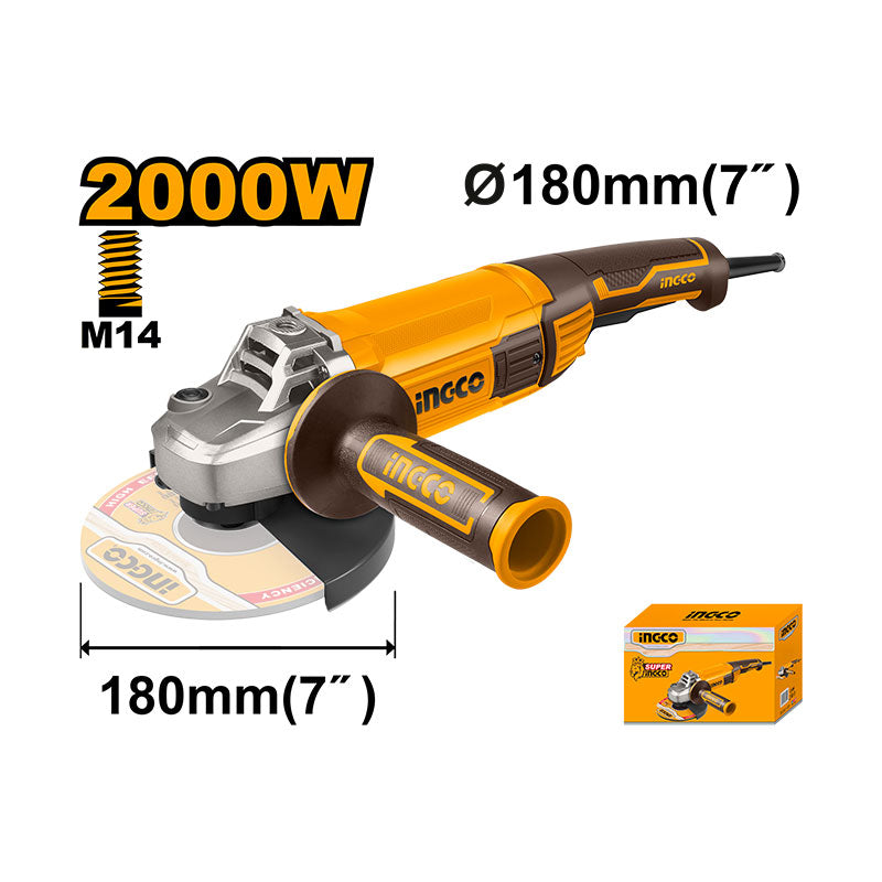 INGCO 2000W Angle Grinder - AG200018
