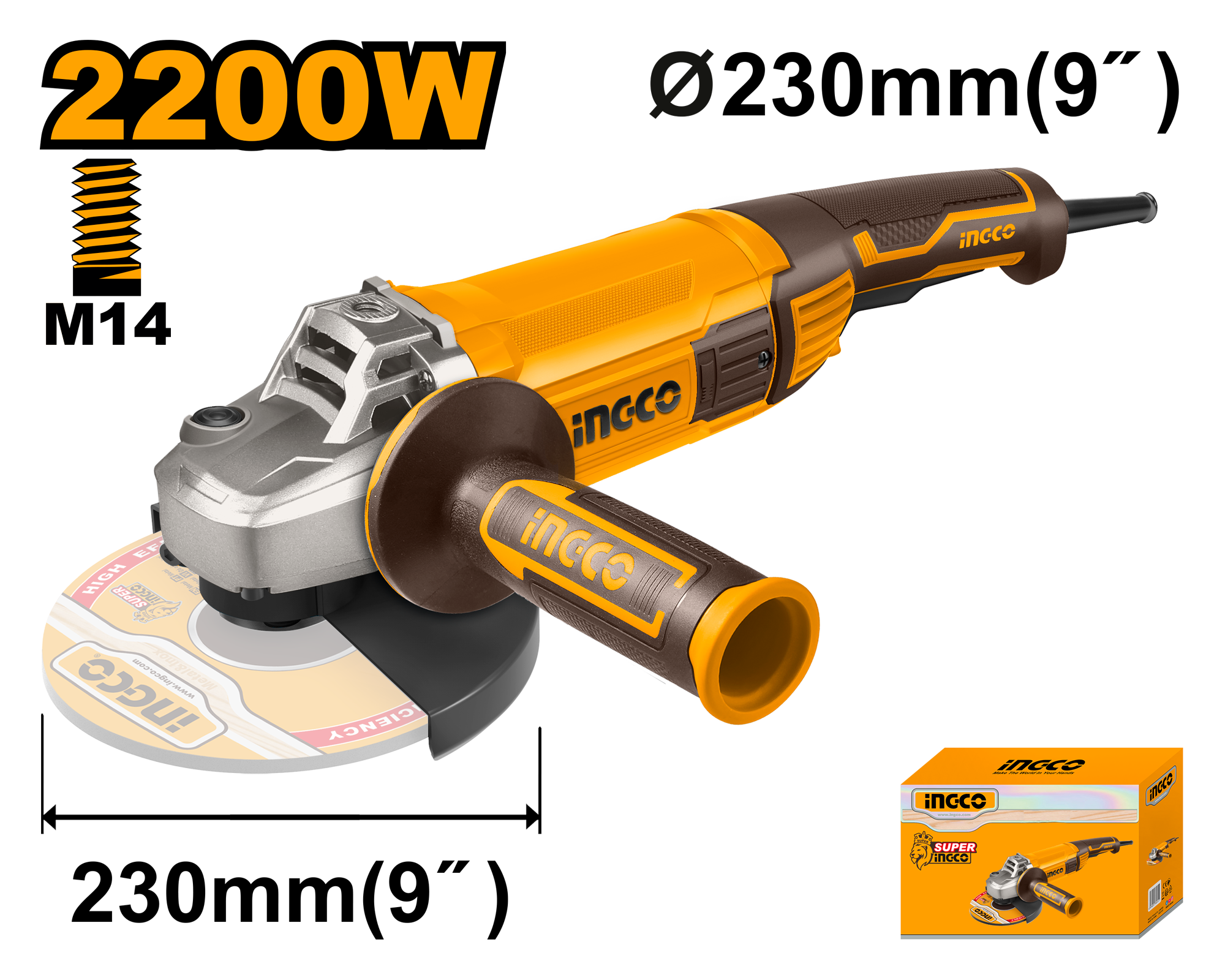 INGCO Angle Grinder  - AG220018 Main image
