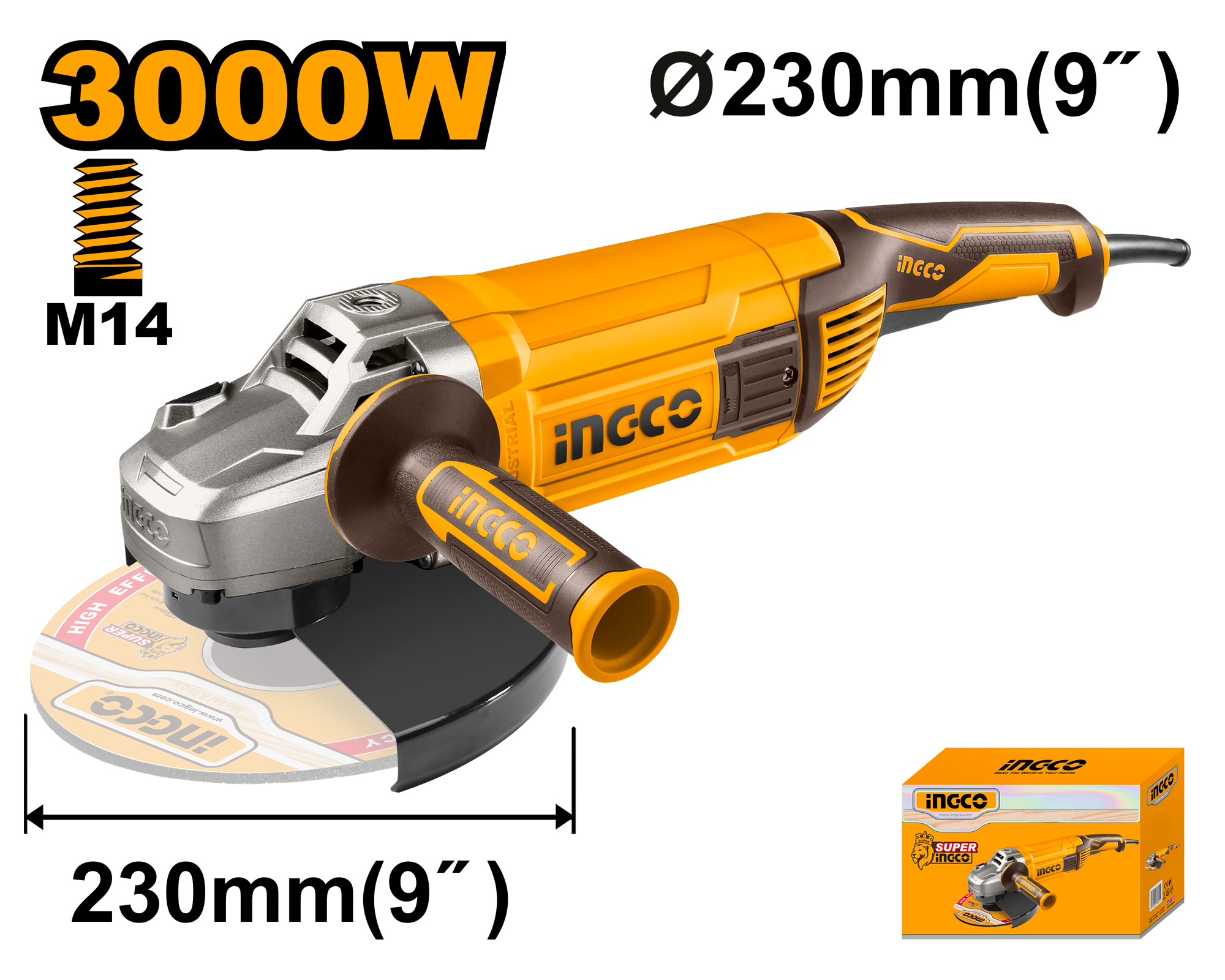 INGCO Angle Grinder - AG30008 Main image