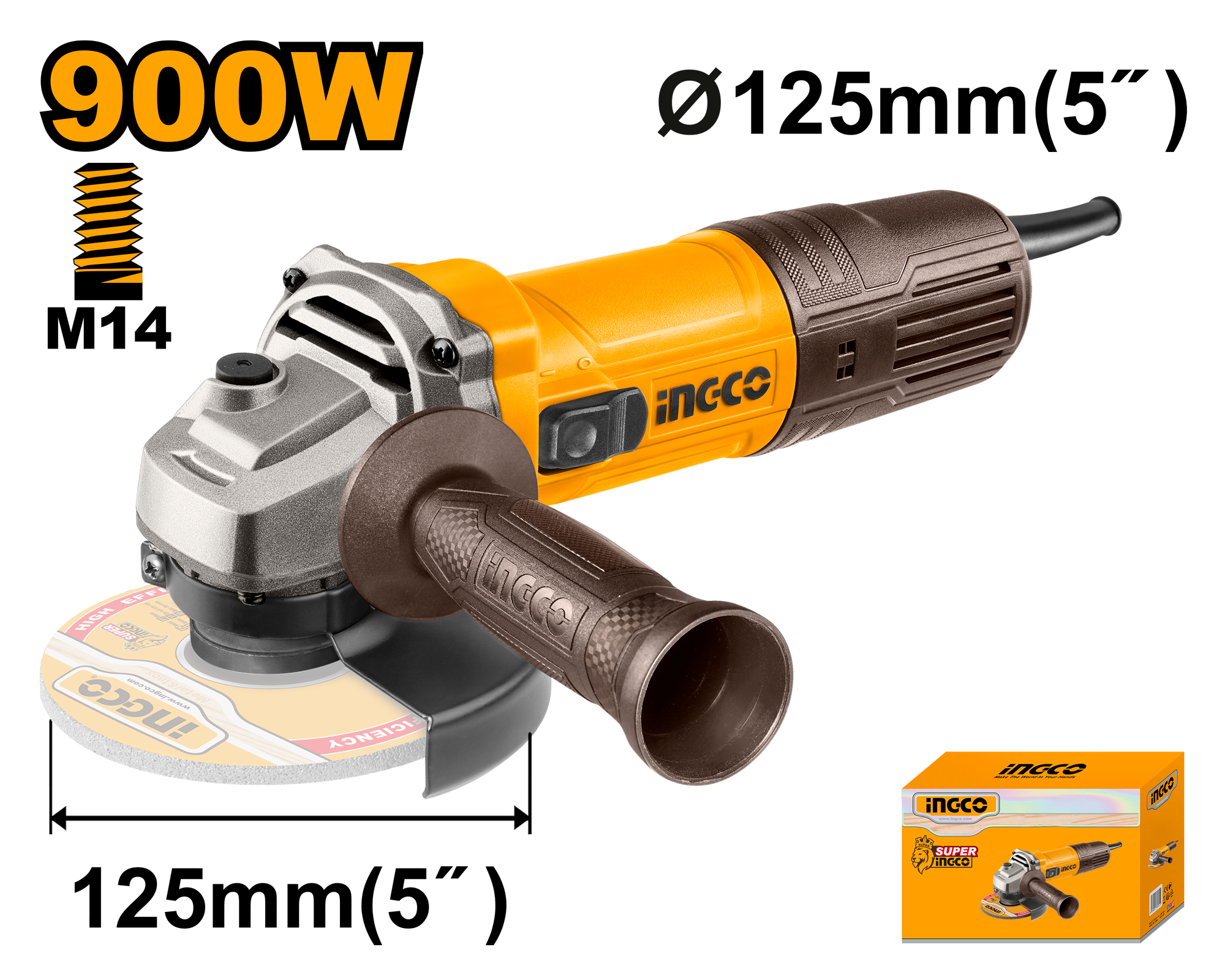 INGCO Angle Grinder - AG90028 Main image