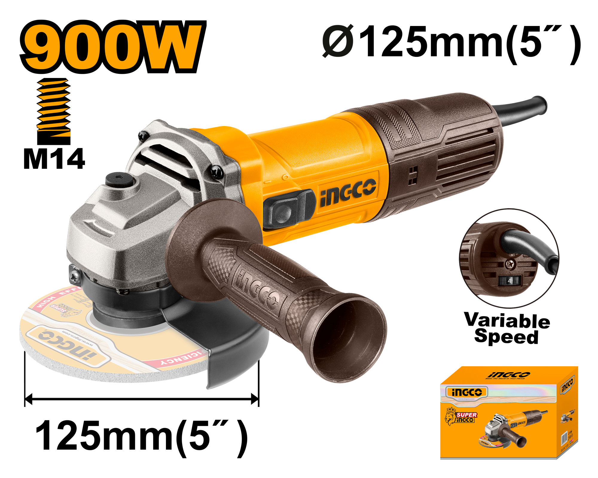 INGCO Angle Grinder  - AG900285 Main image