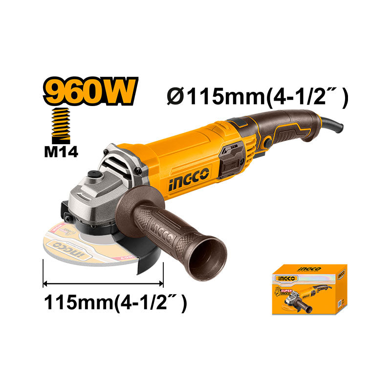 INGCO 960W Angle Grinder - AG9608