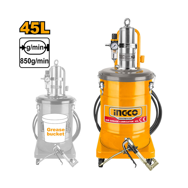 INGCO 45L Air Grease Lubricator - AGL02451