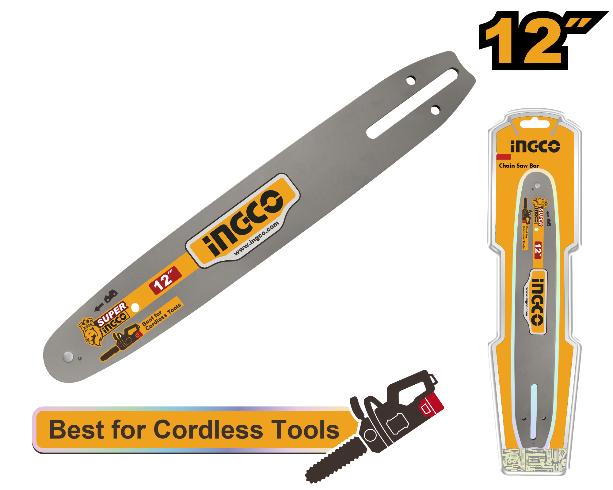 INGCO 12" Chain Saw Bar - AGSB51201