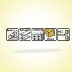 INGCO 16 PCs Metal, Masonry and Wood Drill Bits Set - AKDL11608