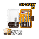 INGCO 15 PCs M2 HSS Drill Bits Set - AKDL51508