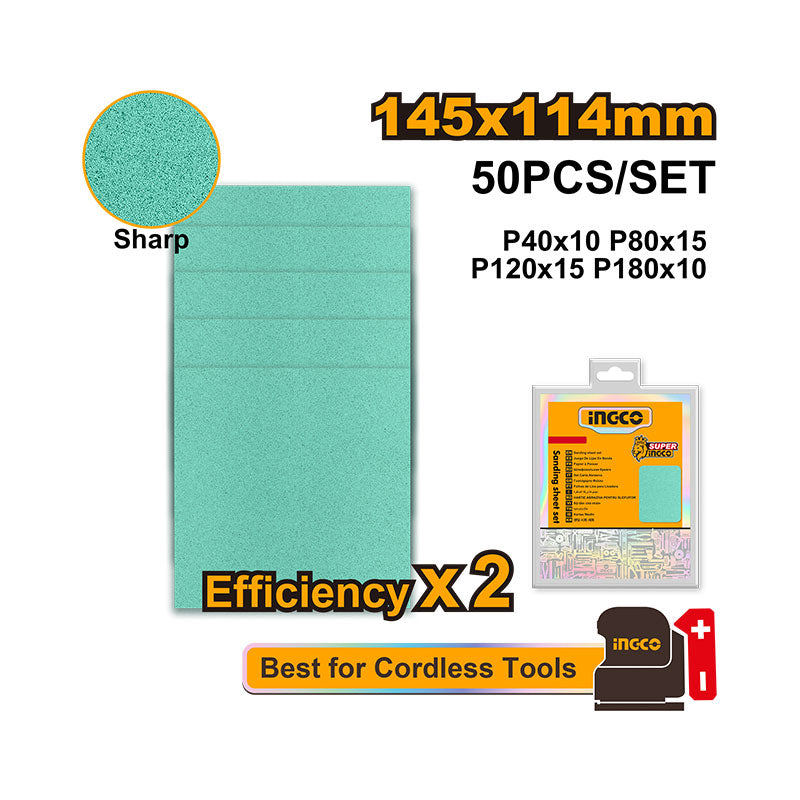 INGCO Sanding Sheet Set - AKFS145115