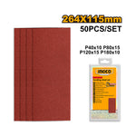 INGCO 264x115MM, 50 PCs Sanding Sheet Set - AKFS2641151