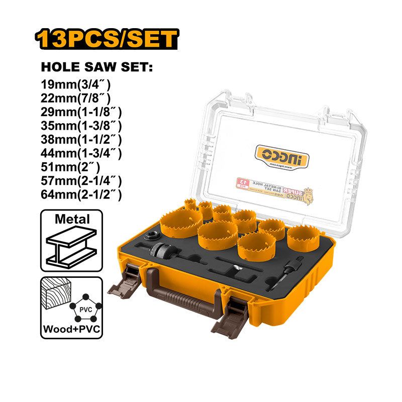 INGCO Bi-Metal Hole Saw Set - AKH0132