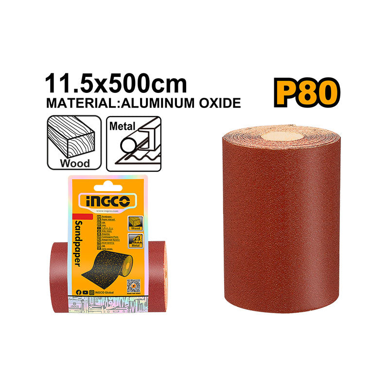 INGCO 11.5x500CM Sandpaper - AKHS08065