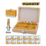 INGCO 12 PCs Router Bits Set - AKRT1211