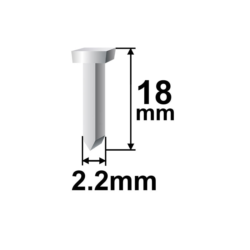 INGCO 1000 PCs, 18x2.2MM Concrete Nail - ANA01181