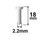 INGCO 18x2.2MM 1200 PCs Concrete Nail - ANA12018