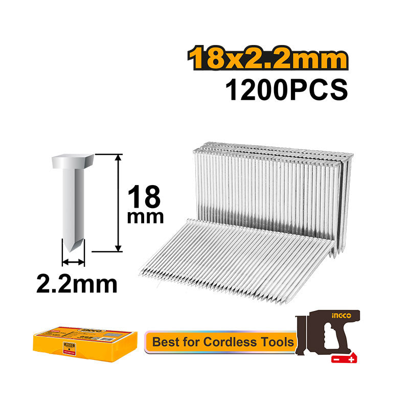 INGCO 18x2.2MM 1200 PCs Concrete Nail - ANA12018