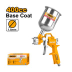 INGCO 400 CC Base Coat Air Spray Gun (1.2-1.8MM Optional Nozzle) - ASG4041