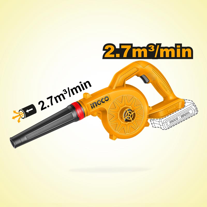 INGCO 2.7 m³/min Cordless Blower - CABLI20018
