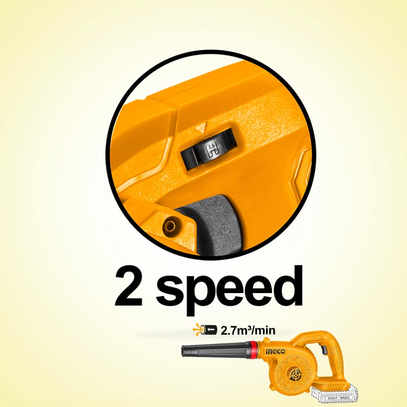INGCO 2.7 m³/min Cordless Blower - CABLI20018