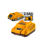 INGCO 2.7 m³/min Cordless Blower + 1, 2.0Ah Battery - CABLI20781