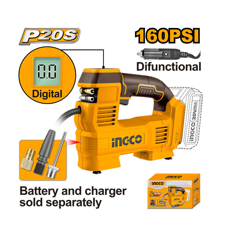 INGCO Cordless Auto Air Compressor - CACLI2012