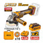 INGCO 1200W Cordless Angle Grinder + 2 PCs, 5.0Ah Battery Pack + 1 PC Charger - CAGLI2211532