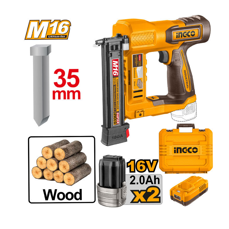 INGCO Cordless Brad Nailer - CBNLI2038