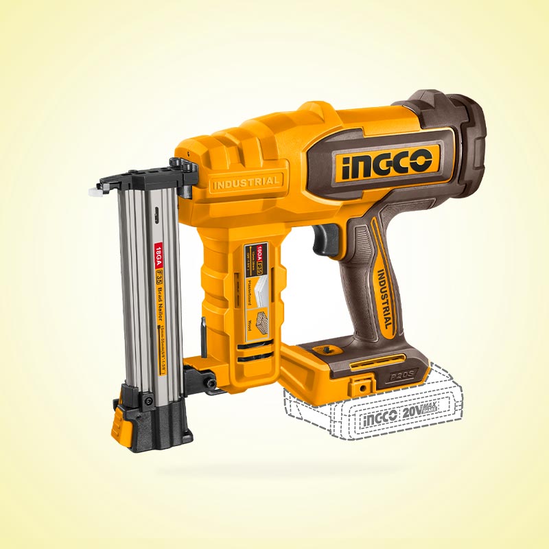 INGCO Cordless Crown Stapler Nailer - CCSNLI6005