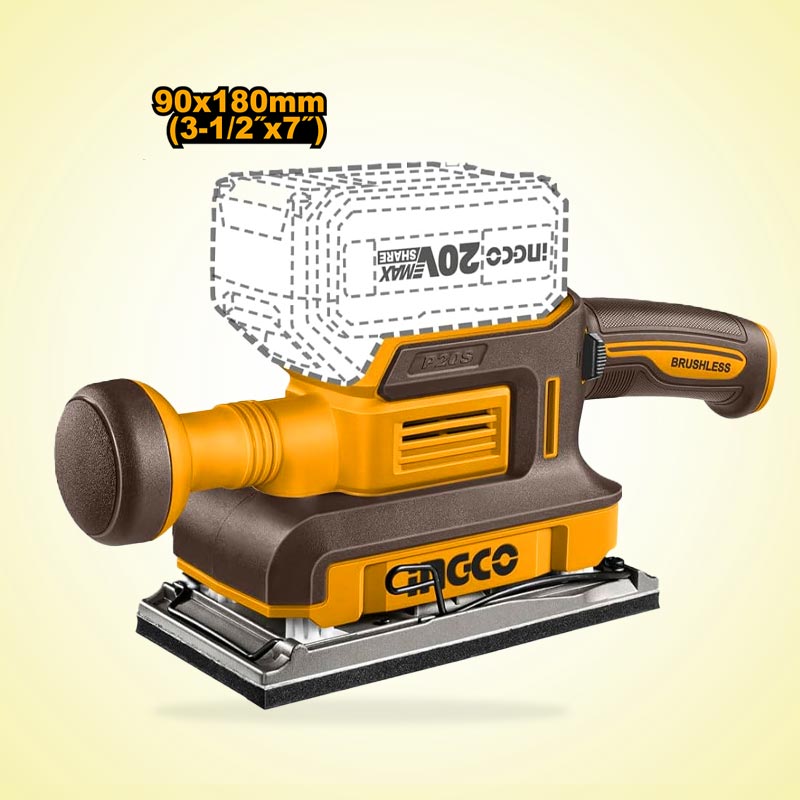 INGCO Cordless Finishing Sander - CFSLI20311