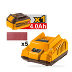 INGCO Cordless Finishing Sander - CFSLI20311