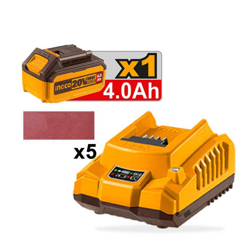 INGCO Cordless Finishing Sander - CFSLI20311